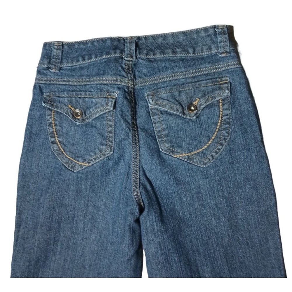 Nine West Jeans Womens Size 6 Straight Leg Blue Denim High Waist - Picture 7 of 15